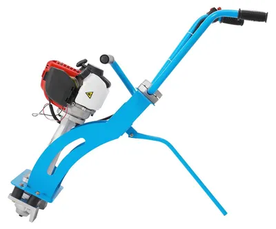 Produktbild von Benzin-Betonrüttler - 900 W Verdichtungsmaschine - 9500–10000 Schwingungen/Min - Für 1–5 m Vibrierrichtscheit - Stahlgehäuse