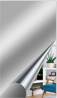 Produktbild von 50x100 cm Selbstklebende Fliesenspiegel, Selbstklebende Flexible Spiegel Nicht Glas DIY PET Wanddekoration Dekospiegel Rahmenloser Wandspiegel für Bad- oder Wohnzimmer