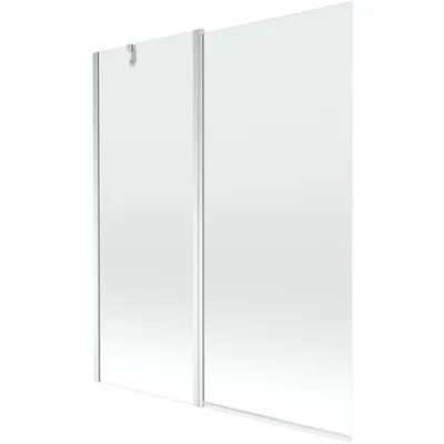 Obrázek produktu pro Mexen Flip vanová zástěna 1 křídlo 140 x 150 cm, průhledné, Chromovaná - 894-140-101-01-00