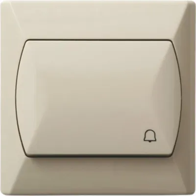 Immagine prodotto di OSPEL Pulsante per campanello da incasso Beżowy ŁP-6A/01 Akcent