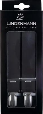Produktbild von Lindenmann Hosenträger schwarz 120 cm