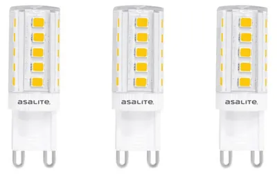 Produktbild von Asalite G9 LED-Stecklampe 3W 330lm 3000K 220-240V 3 Stück