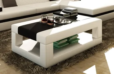 Immagine prodotto di Ledertische Couchtische Tische Designer Glastisch Couchtisch Tisch Polster