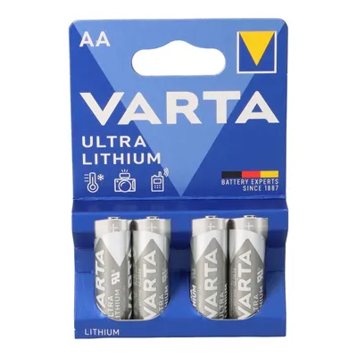 Produktbild von Varta 4x AA Lithium, Einwegbatterie, AA, Lithium, 1,5 V, 4 Stück(e), 2900 mAh