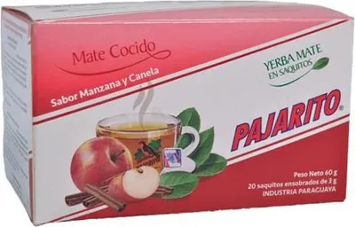 Obrázok produktu pre Pajarito 20x3g čajové vrecúška - jablko a škorica