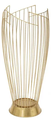Immagine prodotto di Portaombrelli Fashion in ferro dorato – Ø 28 x H 69 cm