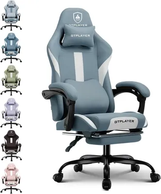 Produktbild von Ergonomischer Gaming-Stuhl - Gaming-Stuhl - Bürostuhl - PC-Stuhl - Drehstuhl - Verstellbare Rückenlehne