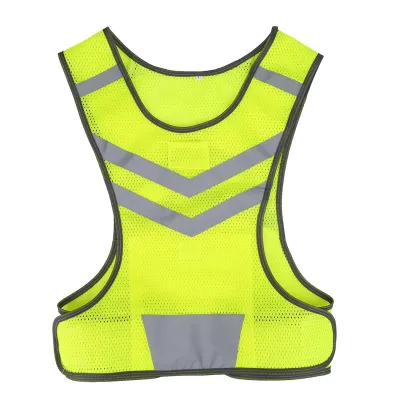 Produktbild von Gut sichtbare, verstellbare, reflektierende Sicherheitsweste für Outdoor-Sportarten, Radfahren, Laufen, Wandern