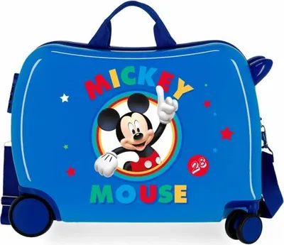 Obrázek produktu pro Dětský kufr na kolečkách / kočárek MICKEY MOUSE Circle Blue, 2039821