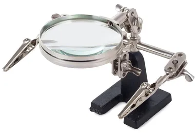 Obrázek produktu pro Verk 09050 Držáček s lupou třetí ruka 2,5 x 60 mm