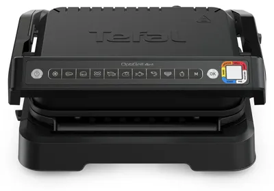 Obrázok produktu pre Tefal OptiGrill 4in1 GC7748, Čierna, Kov, Obdĺžnikový, Tlačidlá, 600 cm², 300 x 200 mm
