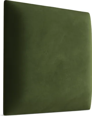 Produktbild von Muralo Polsterpaneel WANDPOLSTER Wandkissen Bettkopfteil Wandpaneel Magic Velvet Khaki 2295 40cm x 40cm