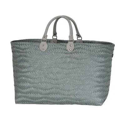 Produktbild von Handed By - DUNE - Shopper size M with PolyurethanTragegriffe, Farbe: sage green
