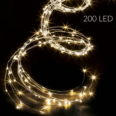 Zdjęcie produktu dla Girlanda świetlna zewnętrzna, kaskada, 200 LED