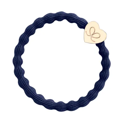 Produktbild von By Eloise London Gold Heart Navy Blue