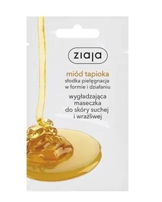 Immagine prodotto di Maschera idratante con miele di tapioca, 7ml - Rivitalizzazione intensiva e perfezionamento della pelle by Ziaja