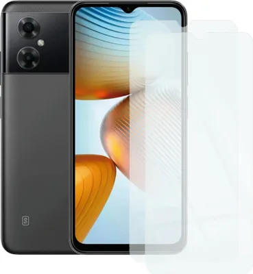 Produktbild von Zwei Stück (2x) Display-Schutzfolie Displayschutz-Glas 9H Glas für Xiaomi Poco M4 5G