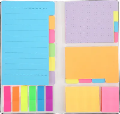 Zdjęcie produktu dla Zestaw karteczek samoprzylepnych, karteczki samoprzylepne, karteczki samoprzylepne, papier do notatek, kolorowe karteczki samoprzylepne
