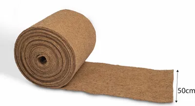 Produktbild von MC.Sammler Kokosmatte Winterschutz und Kälteschutz für Pflanzen Kübelpflanzen Palmen | Meterware 50cm (Breite) x 20m 7mm dick | 100% biologisch abbaubar Kokos-Filzmatte