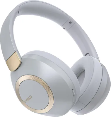 Produktbild von Leichte Over-Ear Bluetooth Kopfhörer mit 50h Akkulaufzeit, tiefem Bass, faltbarem Design, Mikrofon und Komfortpolster für Musik, Reisen und Alltag