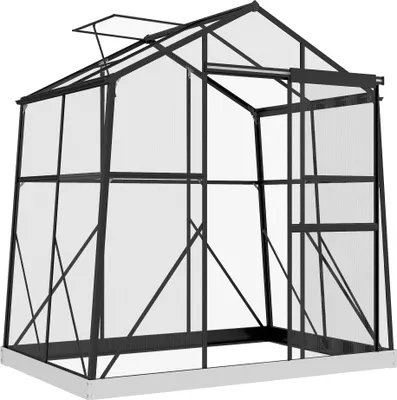 Produktbild von Gew?chshaus Treibhaus Frš¹hbeet, wetterbest?ndig, 192 x 131 x 203 cm, Schwarz