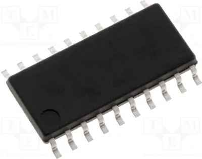 Zdjęcie produktu dla 1 x 800 mW, sterowanie PWM. Kanały: 4. Napięcie: 4,5 ÷ 7 V. L6506D – sterownik silnika i PWM