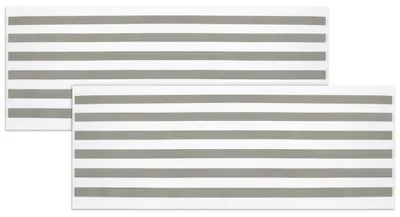 Immagine prodotto di set di 2 asciugamani da spiaggia, teli da bagno resistenti e altamente assorbenti in 70x180 cm, 100% cotone, grigio, Immagine generata dall'IA