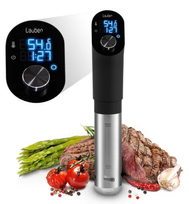 Imagen del producto de Varilla de cocción al vacío Precisiekoker - 1200 W de potencia - Acero inoxidable - Temporizador digital