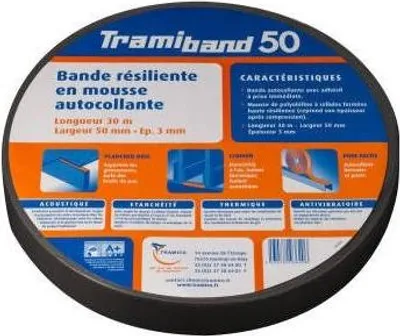 Produktbild von Schaumstoffband Tramiband 50 x 3mm x 30m TRAMICO - 2936200000
