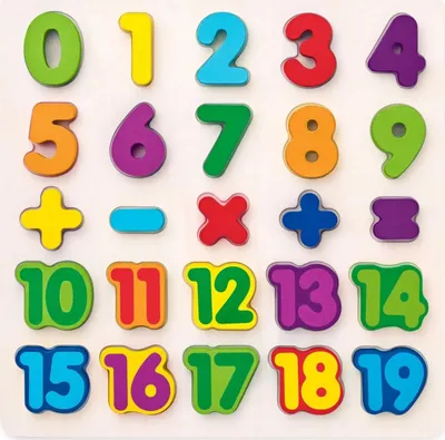 Immagine prodotto di Puzzle - cifre solide su tavola