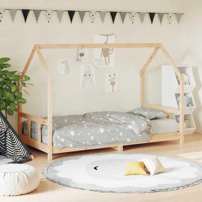 Obrázok produktu pre vidaXL Detská postel 90x200 cm, masívne drevo (breza)