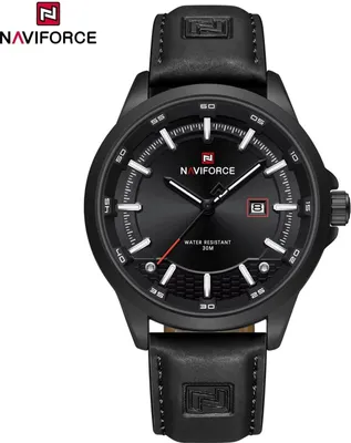 Produktbild von NAVIFORCE Herren Uhr OK-38637 - Sportlich-elegantes Design in Schwarz KP38637
