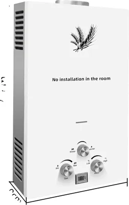 Image de Chauffe-eau, affichage LED, protection contre la surchauffe, 16L