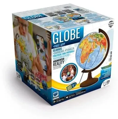 Imagen del producto de Globo terráqueo político y físico iluminado, Multi Globe AR, 32 cm