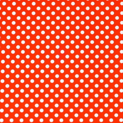 Produktbild von Geschenkpapier mit Punkten Muster 70cm x 2m Rolle Rot / Weiß