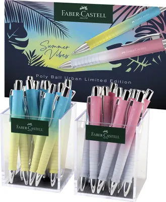 Produktbild von FABER-CASTELL Kugelschreiber PolyBall Urban Summer 24x