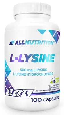 Produktbild von ALLNUTRITION L-Lysin Kapseln – 100 vegane Kapseln