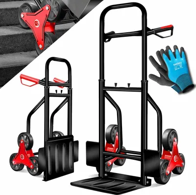 Produktbild von Masko® Treppenkarre Sackkarre 200kg Transportkarre Treppensteiger Stapelkarre