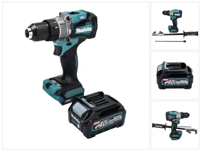 Productafbeelding van Makita HP 001 GD1 accu-slagboorschroevendraaier 40 V max. 140 Nm XGT Brushless + 1x accu 2,5 Ah - zonder oplader