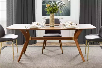 Immagine prodotto di Tavolo da pranzo di design Mobili per la sala da pranzo Tavolo da pranzo in stile italiano Tavoli in legno