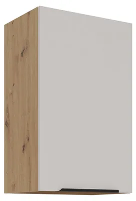 Produktbild von Küchen Hängeschrank 45 cm Küche SOLANO Kaschmir beige matt + Eiche Artisan matt Küchenzeile Küchenblock Küche Einbauküche