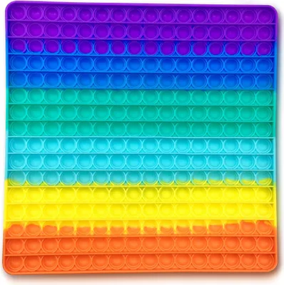 Produktbild von Push It Pop up Fidget Bubble Reise Spielzeug Stress Viereck 30cm XXL Toy TikTok