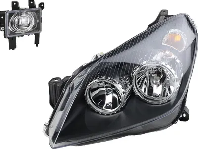Produktbild von Scheinwerfer passend für Opel Astra H 03/2004 - H7 H1 Li. Fahrer + Nebel 1216561 1216661 93178635 93190386 1710368 13243424 13261999 67 Johns