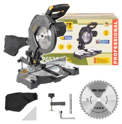 Immagine prodotto di Procraft PGS20bb Sega circolare a batteria 20 V 210 mm Brushless Solo - senza batteria, senza caricabatteria