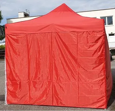 Produktbild von Faltpavillon 4x6m ALU Premium Vollseiten - Rot