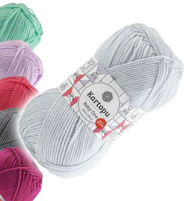 Produktbild von 100g Strickgarn Kartopu BABY ONE Antipilling Babywolle Babystrickgarn, 45 Farben