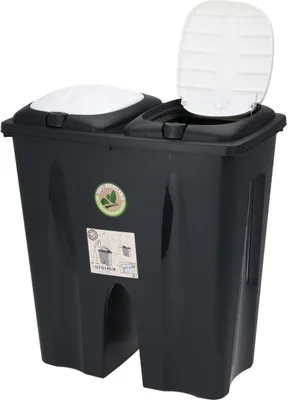 Produktbild von Mülleimer doppelt, 2 x 25 L