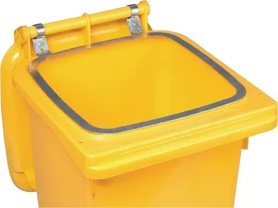 Produktbild von Haltering f.Müllgroßbehälter 240l Stahlbl.verz.VAR