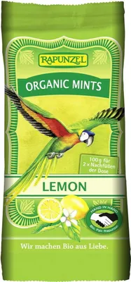 Obrázek produktu pro Organické mentolky citron - náplň do sáčku 100g
