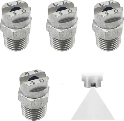 Imagen del producto de Limpiador de superficies a alta presión, con un ángulo de pulverización de 65°, boquilla de 4 mm y conexión de 1/4 de pulgada, ideal para la limpieza de suelos